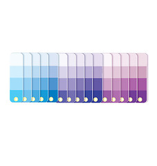 Image showing Swatches with tints in row Raster