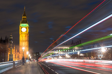 Image showing Big Ben, one of the most prominent symbols of both London and En