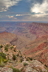 Image showing Grand Canyon after storm