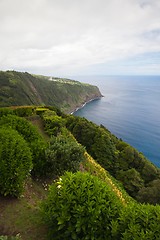 Image showing The dramatic coast on Azores