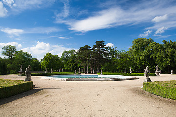 Image showing Garden in the Castle in Slavkov 