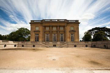 Image showing Detail of Le Trianon and gardens in Versailles
