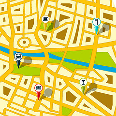 Image showing GPS street map