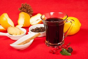 Image showing Hot wine