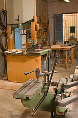 Image showing Carpenter workshop