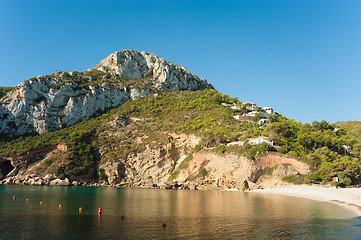 Image showing Secluded Costa Blanca bay