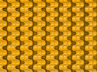 Image showing Golden Wavy scales pattern useful as background