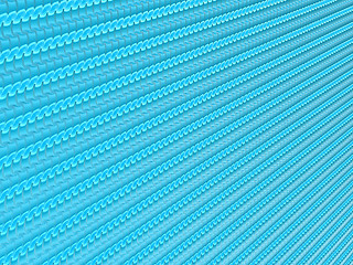 Image showing Blue Wavy scales pattern useful as background