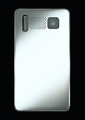 Image showing Rear view of smart phone: camera and flash