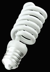 Image showing Energy efficient technology: light bulb isolated 