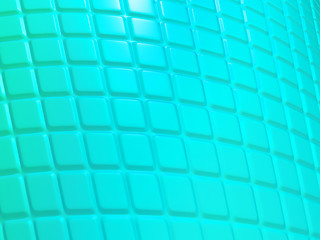 Image showing Turquoise fluted pattern Useful as background