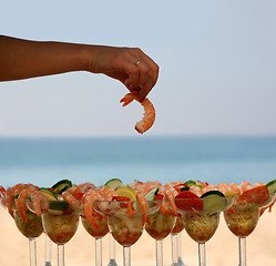 Image showing Shrimp cocktail