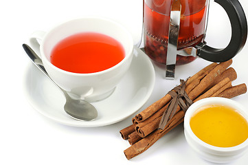 Image showing berries  tea