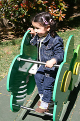 Image showing children in a fun park