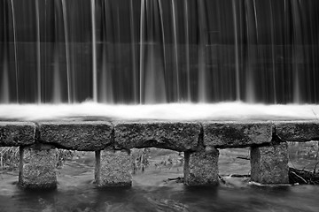 Image showing Flowing water the river in Portugal