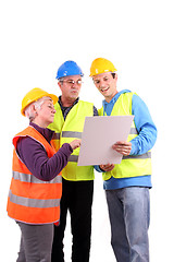 Image showing architects, business photo