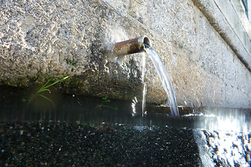 Image showing water fountain, water fountain of life, nature