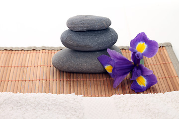Image showing zen stones spa background