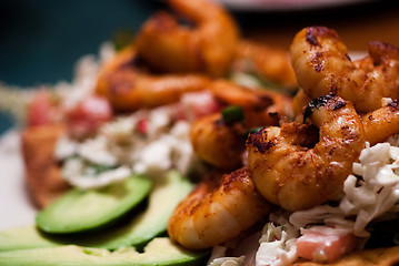 Image showing Shrimp Tostadas