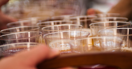 Image showing Tray with cups