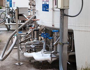 Image showing Liquid nitrogen handling equipment