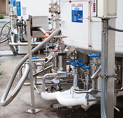 Image showing Liquid nitrogen handling equipment