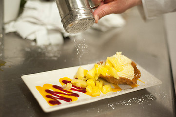 Image showing Pineapple ice cream