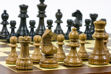 Image showing Set of chess figures