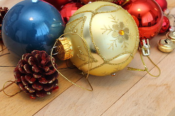 Image showing bunch of christmas decorations