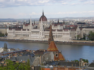 Image showing View of the Parliament, Budapest, Hungary