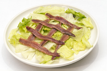 Image showing ration of anchovies in vinegar