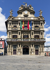 Image showing Town hall of Pamplona, Navarra, SPAIN.