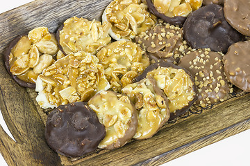 Image showing chocolate hazelnut almond