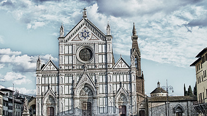 Image showing Basilica of Santa Croce in Florence