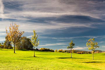 Image showing On the Prague golf course