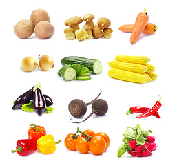 Image showing collection vegetables