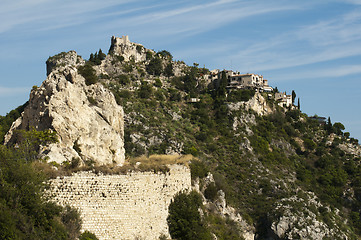 Image showing French riviera hill