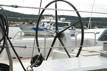 Image showing Yacht Rudder