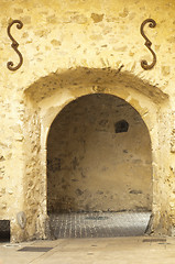 Image showing Old streets and buildings