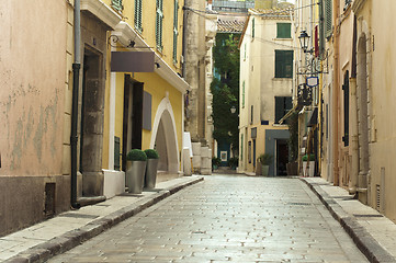 Image showing Old streets and buildings