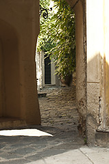 Image showing Old streets and buildings