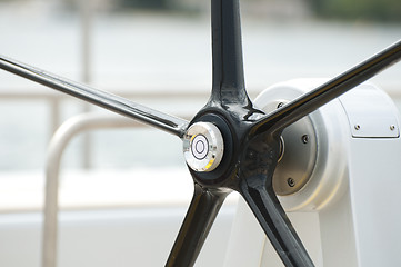 Image showing Yacht Rudder