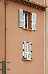 Image showing Ancient buildings in St. Tropez.