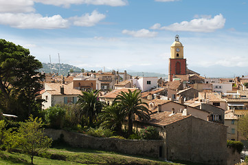 Image showing Clock Tower in St Tropez