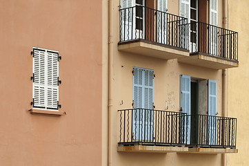 Image showing Ancient buildings in St. Tropez