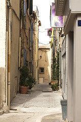 Image showing Old streets and buildings