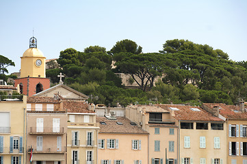 Image showing Clock Tower in St Tropez