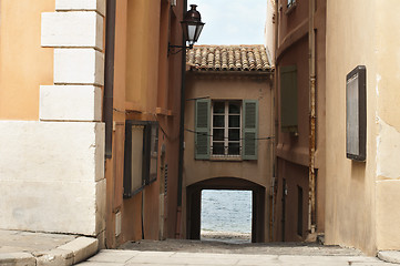 Image showing Old streets and buildings