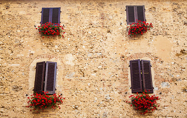 Image showing Windows in Tuscany