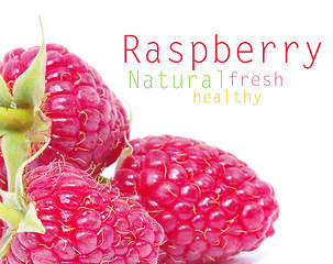 Image showing fresh raspberry